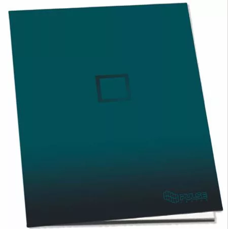 Füzet, tűzött, A5, kockás, 52 lap, PULSE "Dark Colours"