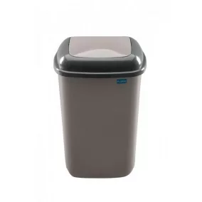 Plafor Quatro rugós  billenőfedeles szemetes 45L Mocca