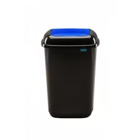   Plafor Quatro rugós  billenő fedeles szemetes 45L fekete/kék