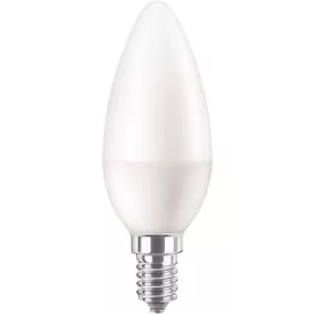   LED izzó, E14, gyertya, B38, 7W, 806lm, 4000K, PHILIPS "CorePro"
