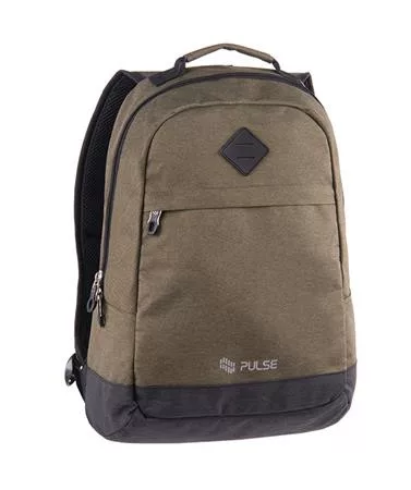 Hátizsák, notebook tartóval, PULSE "Bicolor Olive", zöld
