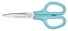 Olló, általános, 17,5 cm, PLUS "Fitcut Curve", világoskék