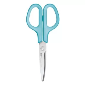   Olló, általános, balkezes, 17,5 cm, PLUS "Fitcut Curve", világoskék