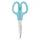 Olló, általános, balkezes, 17,5 cm, PLUS "Fitcut Curve", világoskék