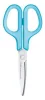 Olló, általános, balkezes, 17,5 cm, PLUS "Fitcut Curve", világoskék