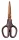 Olló, általános, 17,5 cm, PLUS "Fitcut Curve Premium", bronz