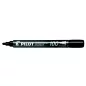   Alkoholos marker, 1 mm, kúpos, PILOT "Permanent Marker 100", fekete