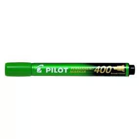   Alkoholos marker, 1,5-4 mm, vágott, PILOT "Permanent Marker 400", zöld