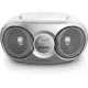 Rádió, CD-lejátszóval, PHILIPS "AZ215", ezüst