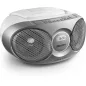 Rádió, CD-lejátszóval, PHILIPS "AZ215", ezüst