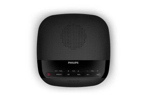 Rádió, digitális órával, PHILIPS "TAR3205", fekete