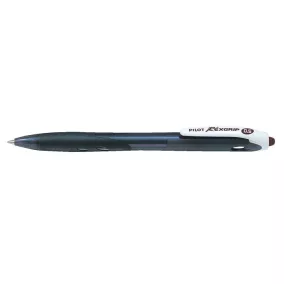   Golyóstoll, 0,18 mm, nyomógombos, PILOT "Rexgrip EF", fekete