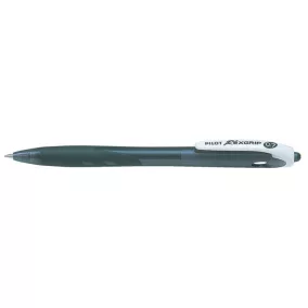   Golyóstoll, 0,22 mm, nyomógombos, PILOT "Rexgrip", fekete