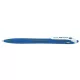 Golyóstoll, 0,22 mm, nyomógombos, PILOT "Rexgrip", kék