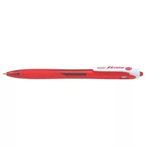   Golyóstoll, 0,22 mm, nyomógombos, PILOT "Rexgrip", piros