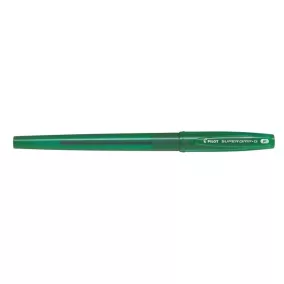   Golyóstoll, 0,22 mm, kupakos, PILOT "Super Grip G", zöld