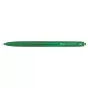 Golyóstoll, 0,22 mm, nyomógombos, PILOT "Super Grip G", zöld