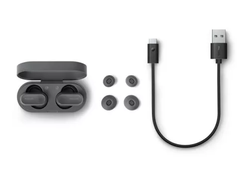 Fülhallgató, TWS vezeték nélküli, Bluetooth 5.3, PHILIPS "TAT3509", szürke