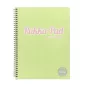  Spirálfüzet, A4, vonalas, 100 lap, PUKKA PAD "Pastel Jotta Pad", vegyes szín