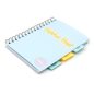   Spirálfüzet, A5, vonalas, 100 lap, PUKKA PAD "Pastel project book", vegyes szín