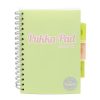 Spirálfüzet, A5, vonalas, 100 lap, PUKKA PAD "Pastel project book", vegyes szín