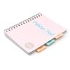Spirálfüzet, A5, vonalas, 100 lap, PUKKA PAD "Pastel project book", vegyes szín
