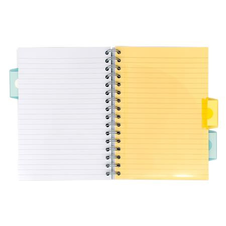 Spirálfüzet, A5, vonalas, 100 lap, PUKKA PAD "Pastel project book", vegyes szín