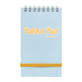  Jegyzetfüzet, spirálozott, A7, vonalas, 50 lap, PUKKA PAD "Pastel", vegyes színek