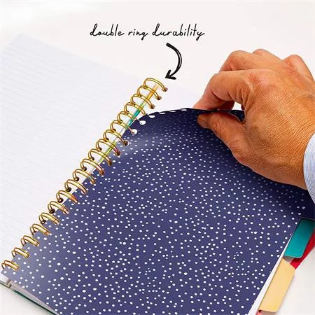 Spirálfüzet, B5, vonalas, 100 lap, PUKKA PAD "Floral Love Project Book", vegyes minta