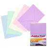 Boríték, C6, enyvezett, PUKKA PAD "Pastel", vegyes színek