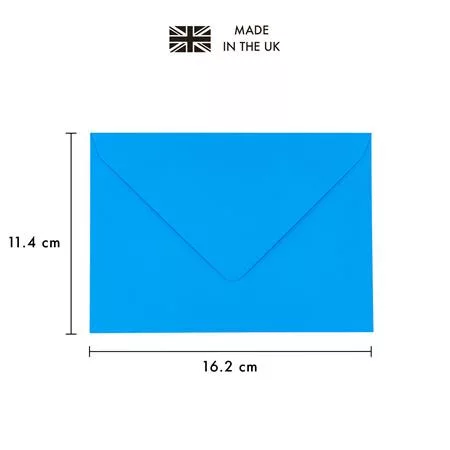 Boríték, C6, enyvezett, PUKKA PAD "Bright", vegyes színek