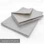   Boríték, C6, enyvezett, PUKKA PAD "Silver", ezüst