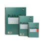   Spirálfüzet, A5, vonalas, 100 lap, PUKKA PAD, "Metallic Jotta"