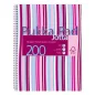   Spirálfüzet, A4+, vonalas, 100 lap, PUKKA PAD "Stripe Jotta"