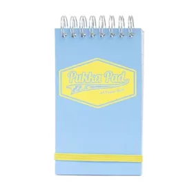   Jegyzetfüzet, spirálozott, A7, vonalas, 50 lap, PUKKA PAD "Pastel", vegyes színek