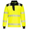 PW3 Hi-Vis 1/4 Zippzáras hosszú ujjú póló
