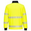 PW3 Hi-Vis 1/4 Zippzáras hosszú ujjú póló
