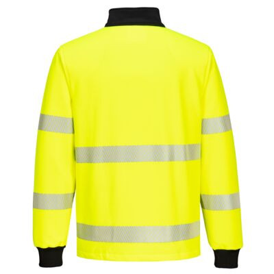 PW3 Hi-Vis 1/4 Zippzáras hosszú ujjú póló