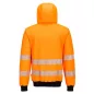 PW3 Hi-Vis zippzáras kapucnis pulóver
