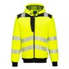 PW3 Hi-Vis zippzáras kapucnis pulóver