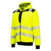 PW3 Hi-Vis zippzáras kapucnis pulóver