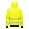 PW3 Hi-Vis zippzáras kapucnis pulóver