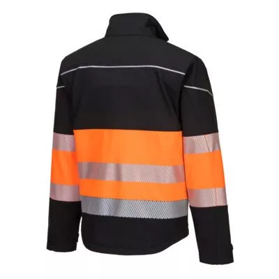PW3 Hi-Vis Class 1 Softshell kabát (3L)