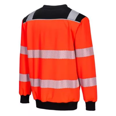PW3 HI-VIS KÖRNYAKÚ PULÓVER