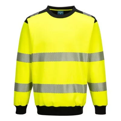 PW3 HI-VIS KÖRNYAKÚ PULÓVER