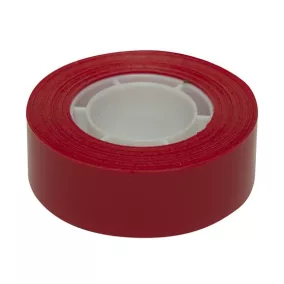 Ragasztószalag, 19 mm x 33 m, APLI, piros