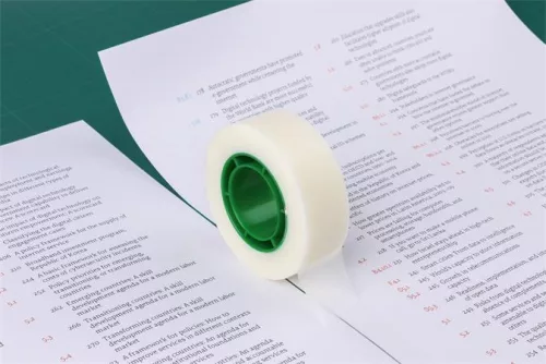 Ragasztószalag, írható, 19 mm x 33 m, APLI "Invisible", átlátszó