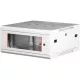 Rack szekrény, fali, 19", 4U, lapraszerelt, LANDE "PROlineB", szürke