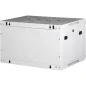   Rack szekrény, fali, 19", 6U, lapraszerelt, LANDE "PROlineB", szürke