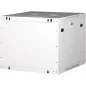   Rack szekrény, fali, 19", 9U, lapraszerelt, LANDE "PROlineB", szürke